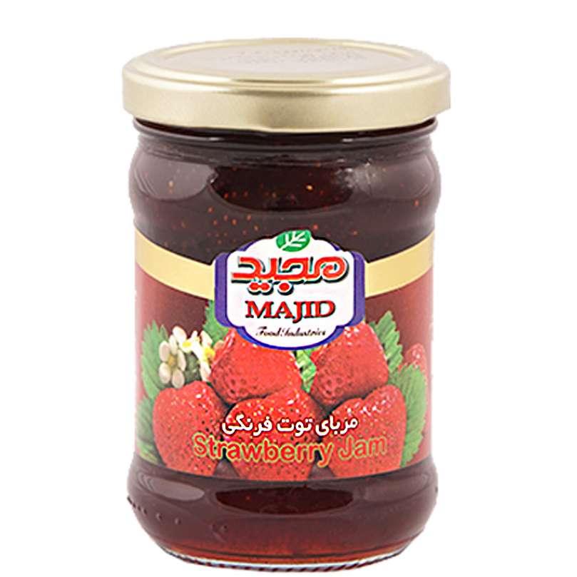 strawberry jam 300g with metal lid Majid food industry