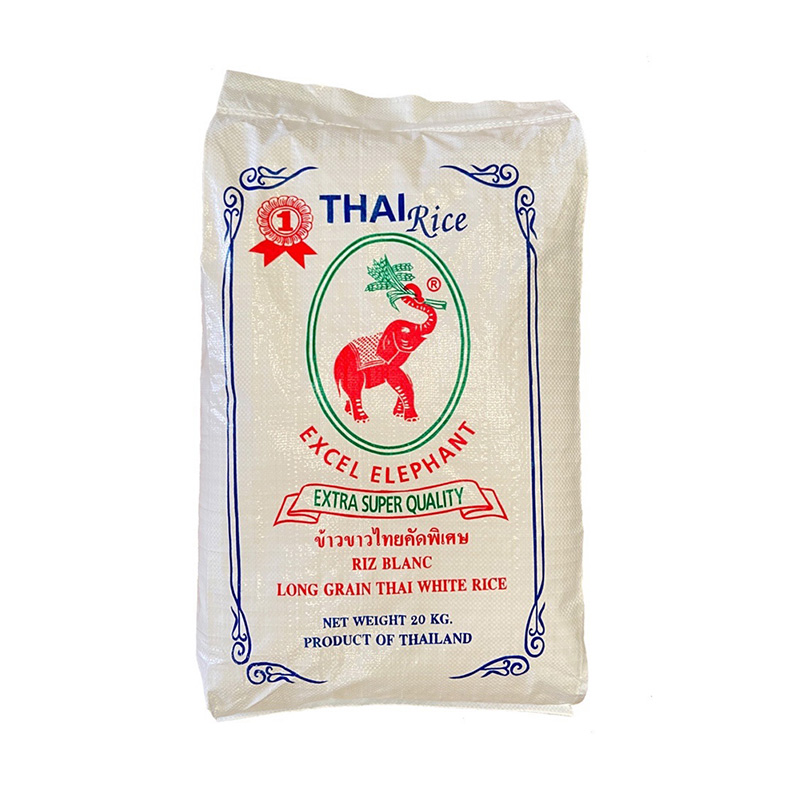برنج سفید دانه بلند با کیفیت تایلندی با 5 درصد خرد گواهی شده توسط تایلند HACCCP GMP