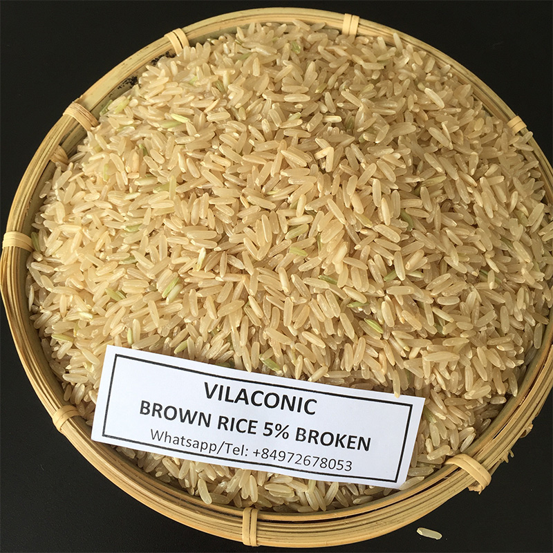برنج قهوه ای دانه بلند برنج خوب برای سلامتی قیمت ارزان 