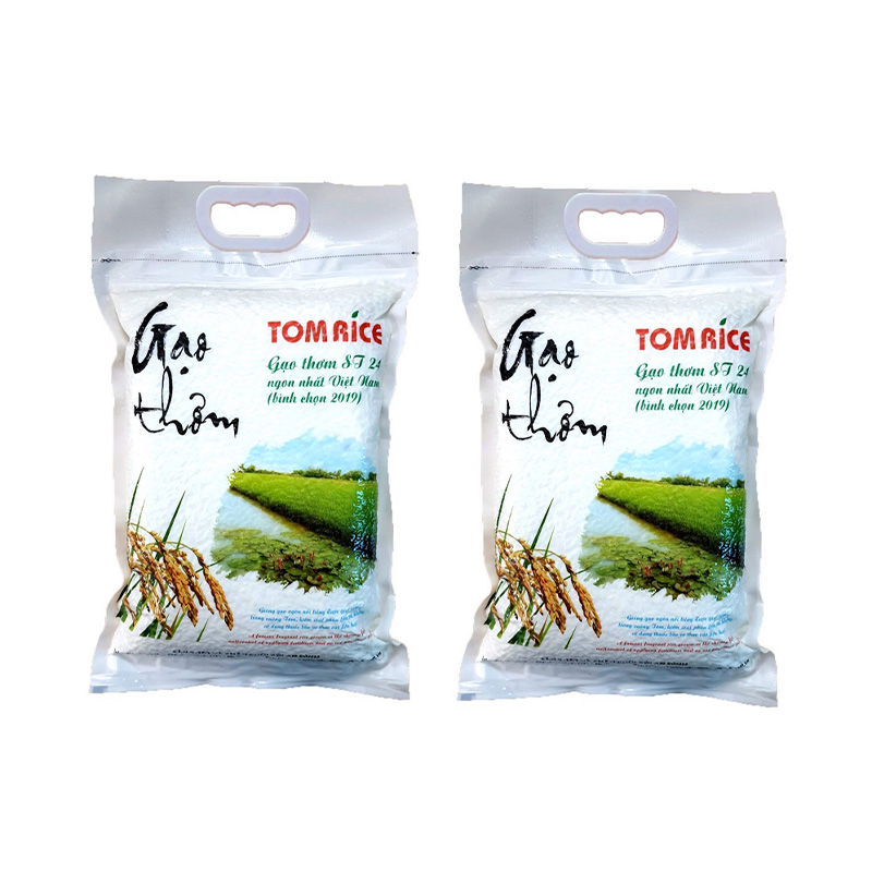 برنج سفید درجه 100 با بهترین کیفیت ارگانیک و با کیفیت بالا ST24 ویتنام