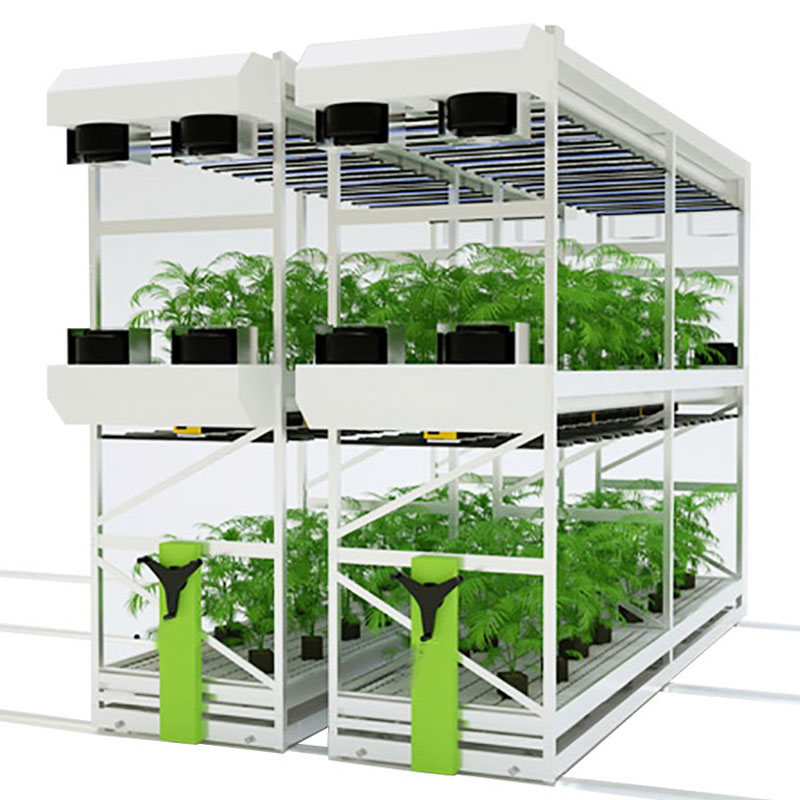  قفسه گلخانه ای برای رشد عمودی و قابل حمل با اندازه  4x8ft