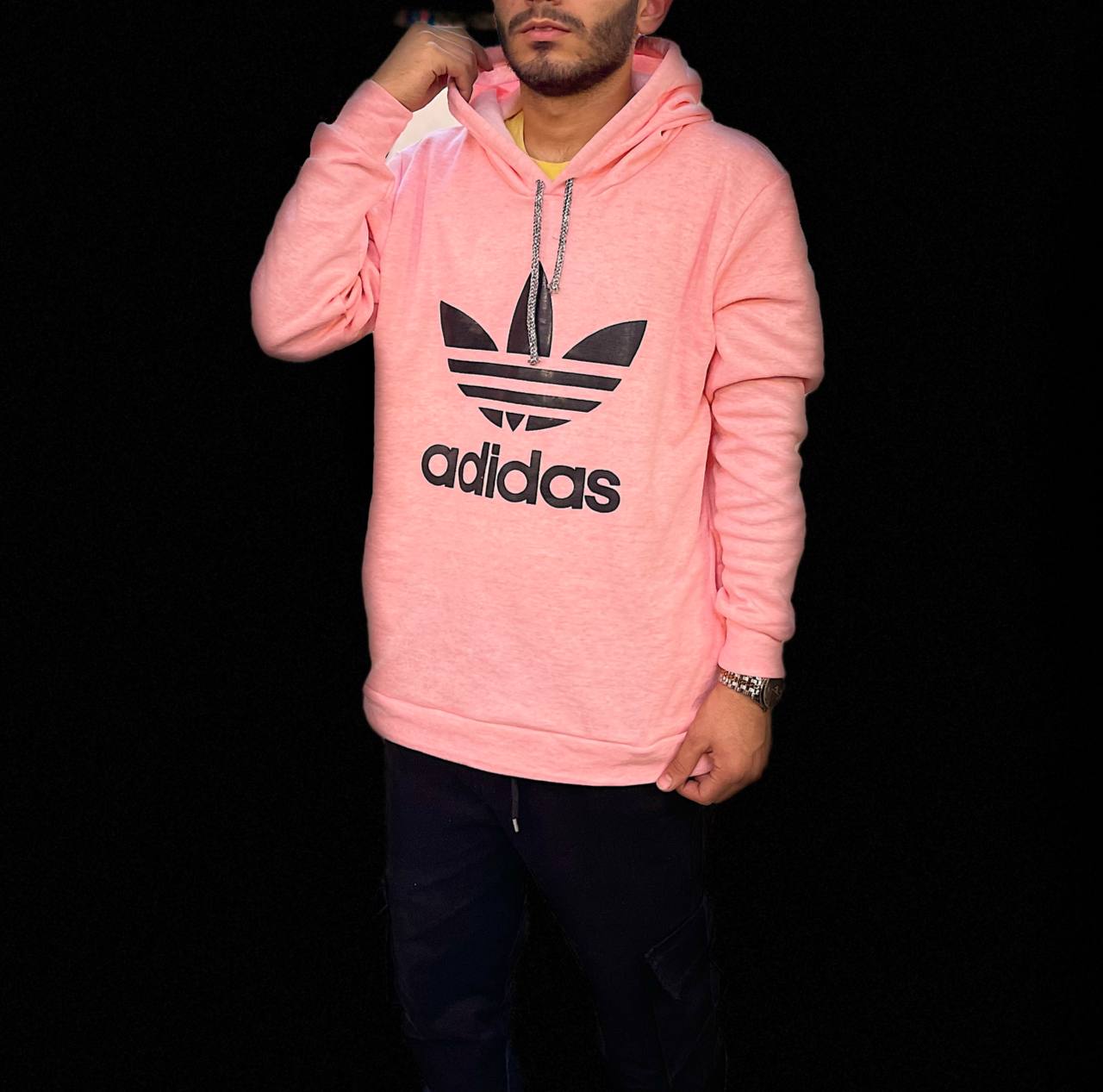 Adidas Men's Thick Fluffy Hoodie