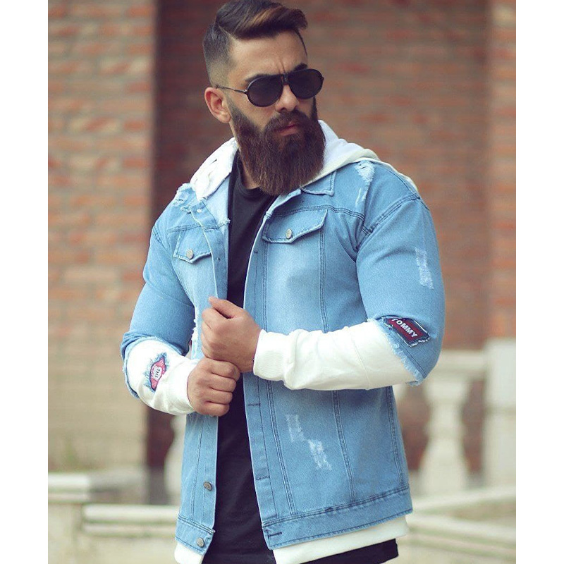 Denim jacket in 3 colors and 4 size pack of 12