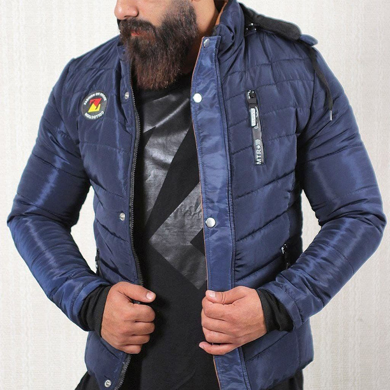 Memory fabric jacket (waterproof) in two colors, black and navy blue  and 3 sizes of A ++ fabric quality grade