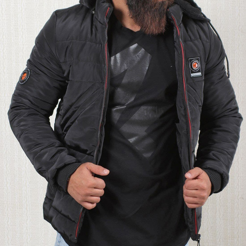 Memory fabric jacket (waterproof) in two colors, black and navy blue  and 3 sizes