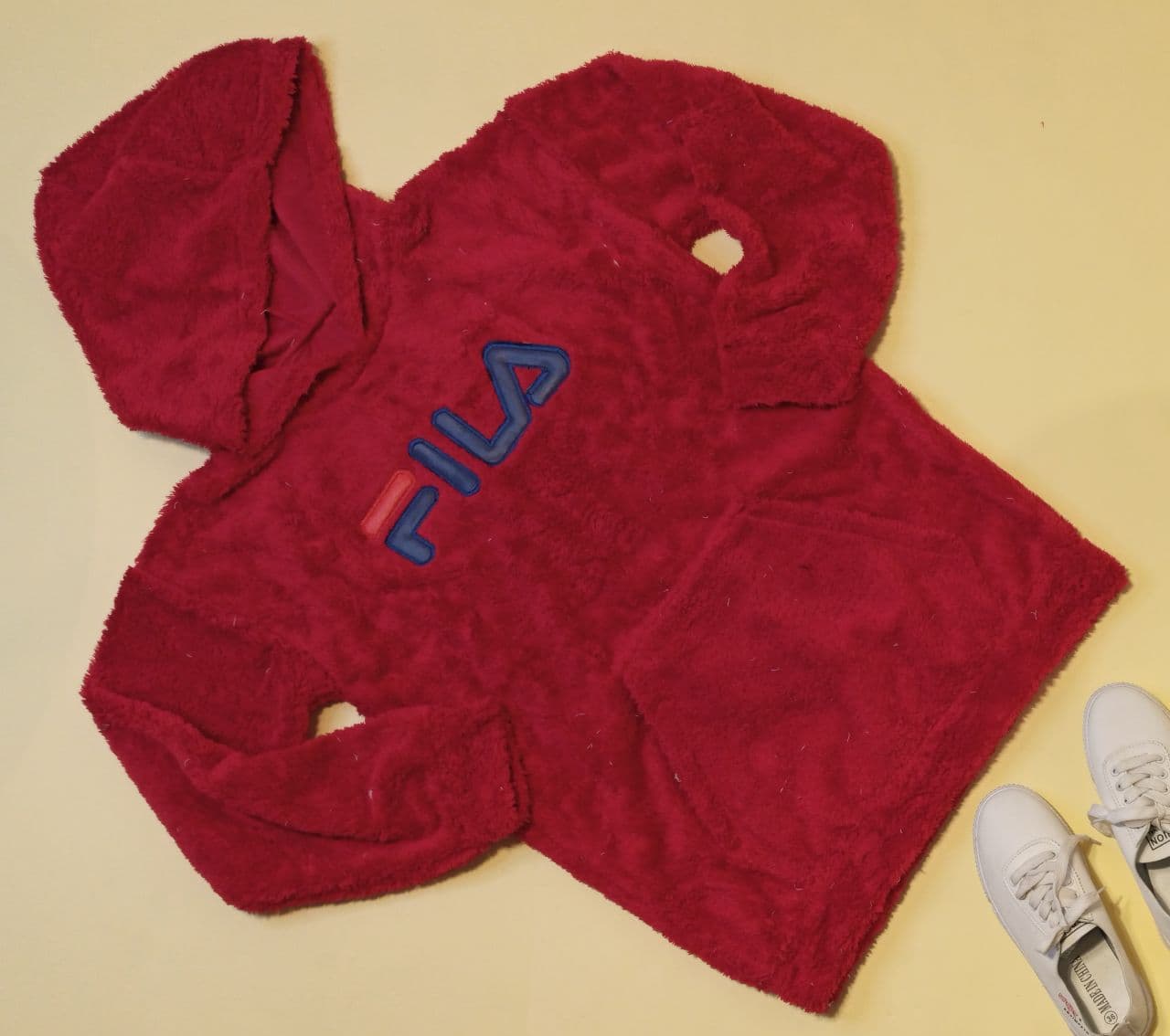 FILA hooded hoodie - free size multi color