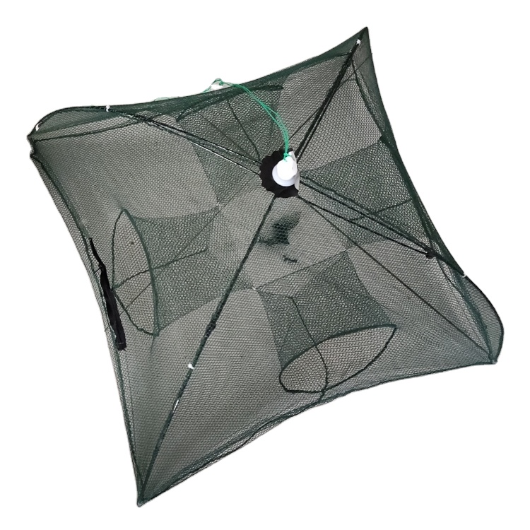 تله چتری نایلونی به صورت تاشو و  قفس فنری 