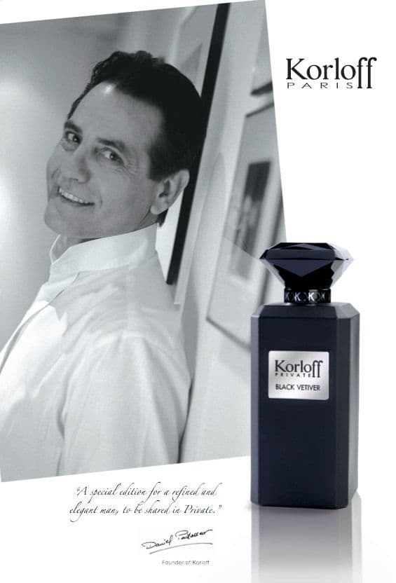 Korloff black vetiver for men and women