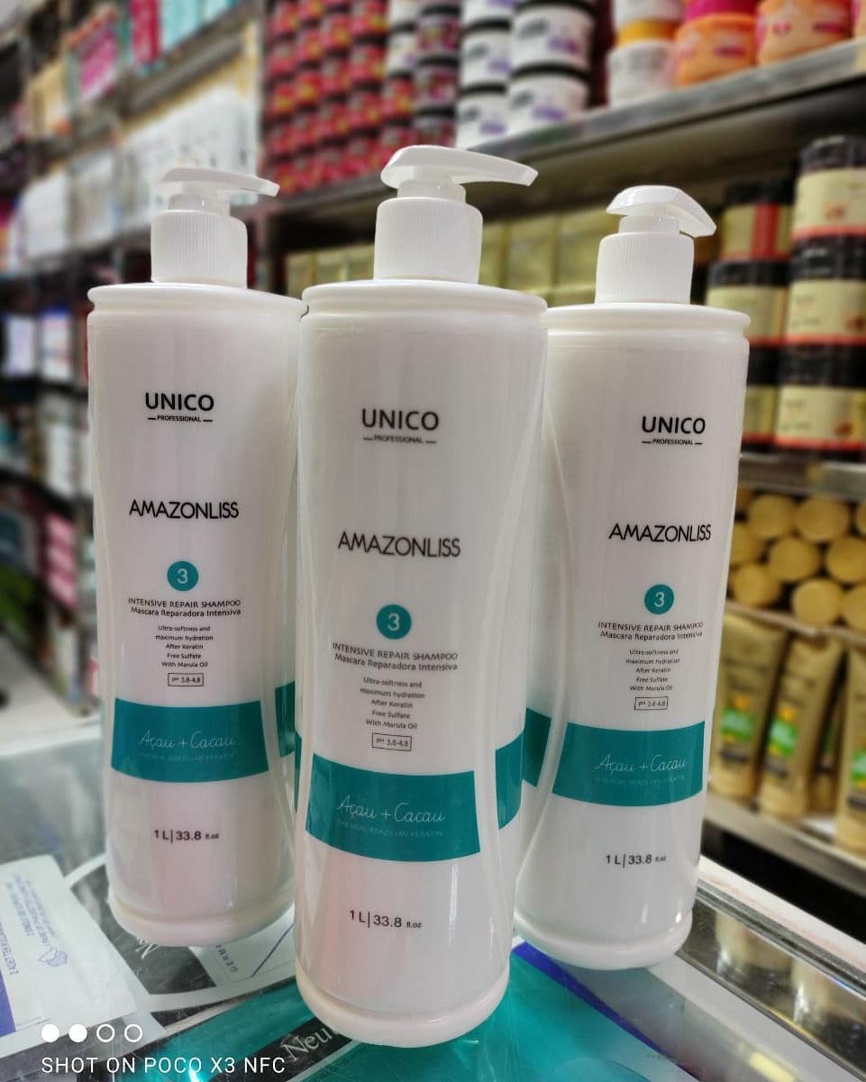 Amazon Shampoo 100ml Free Sulfate for Creatine Hair