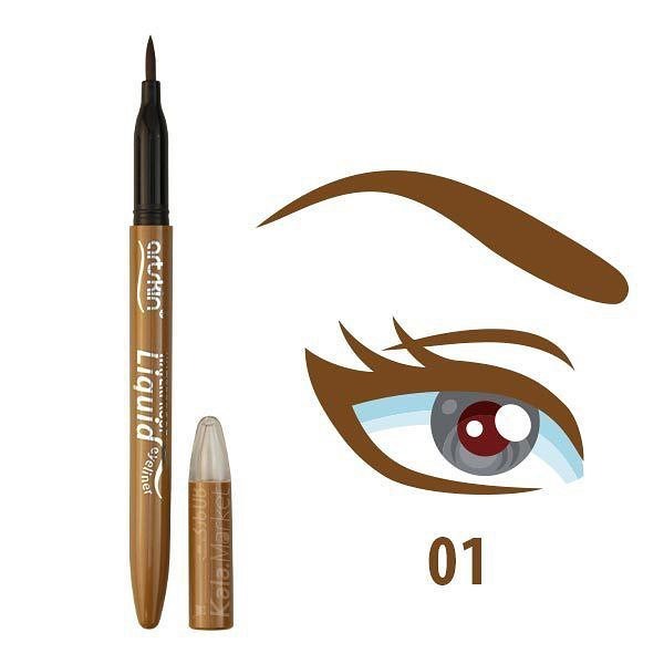 Magic eyebrow art skin in 3 series of brown colors