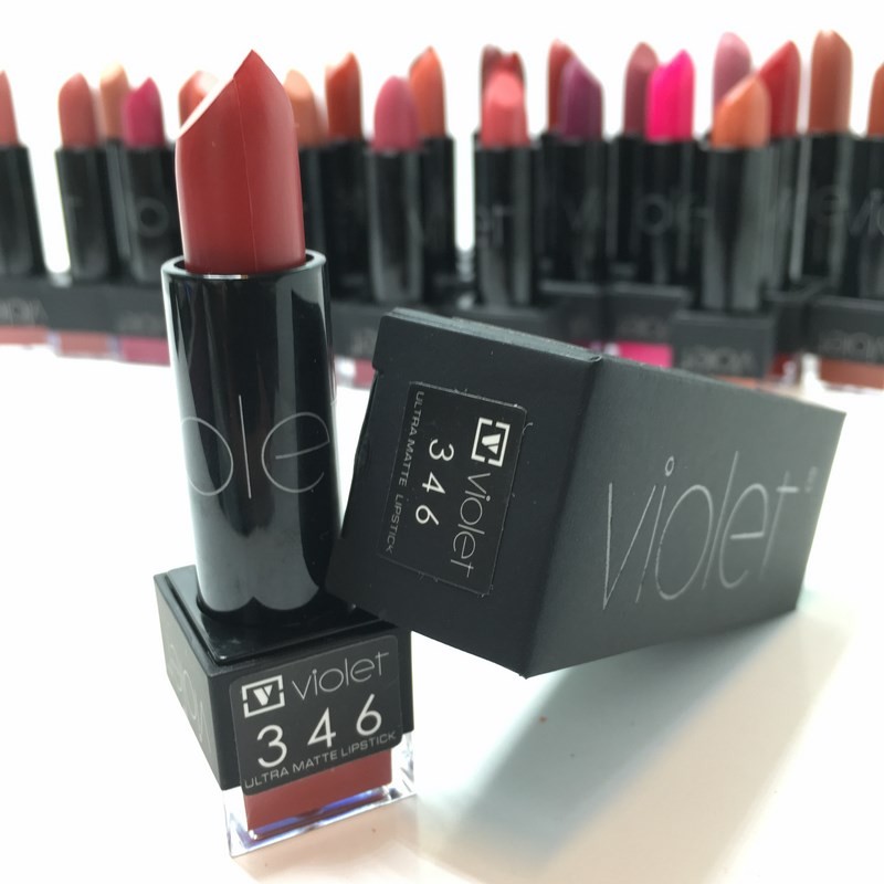 Solid lipstick 346 Violet - Violet ULTRA MATTE