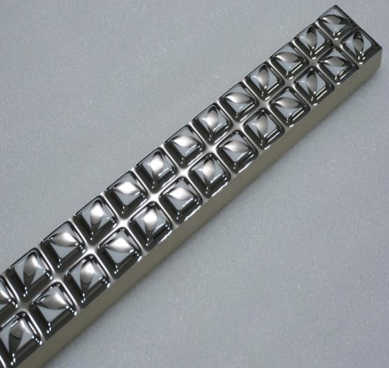 Seven Ceram Band Tile Design DSC04993 Silver 4*60<br/>