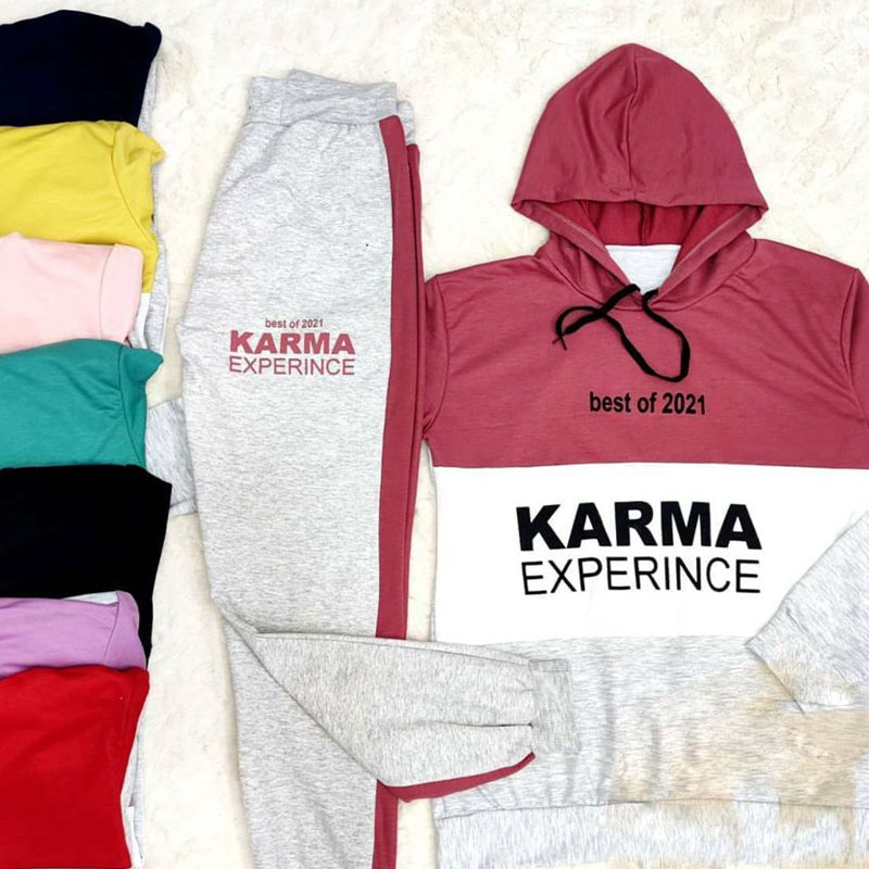 Karma melange course set in seven colors and free size suitable for 36 to 42