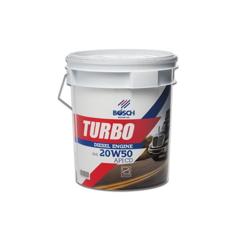 Bosch Turbo Diesel 20W50 CD engine oil 20 liter white bucket