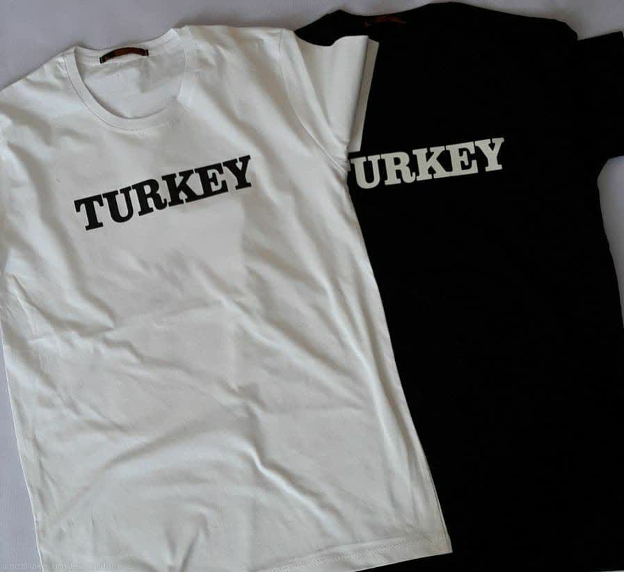 Men's short-sleeved T-shirt Torkey design 