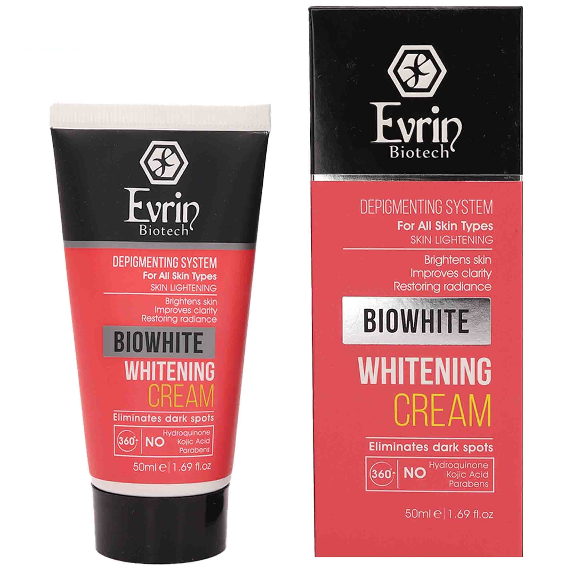 Anti -staining cream and skin lightening suitable for all kinds of ovrin skin - evrin