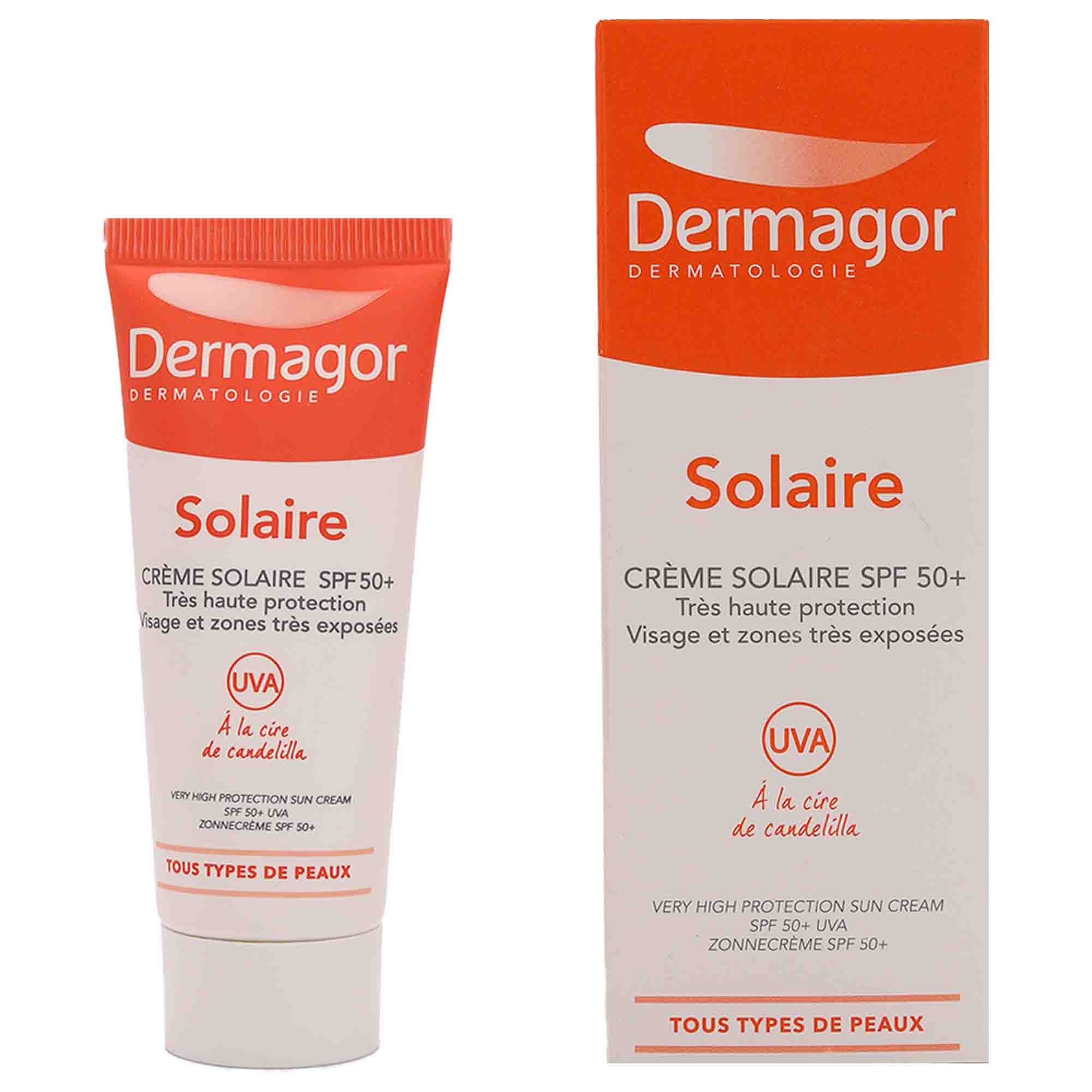 خرید عمده کرم ضد آفتاب مناسب انواع پوست SPF50 درماگور - DERMAGOR
