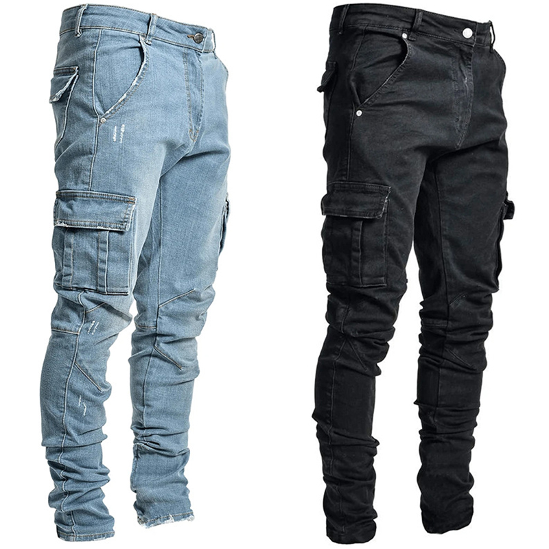 شلوار جین مردانه مدل PL-L0066 - دو رنگ - 6 سایز