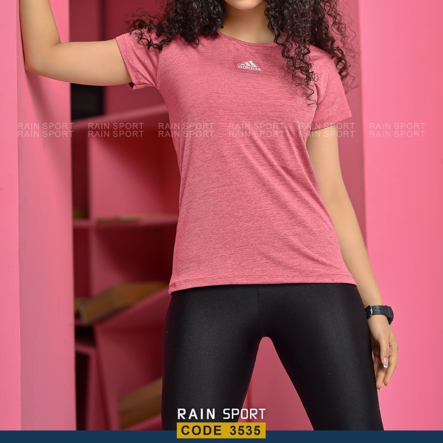 تیشرت زنانه ورزشی طرح adidas 