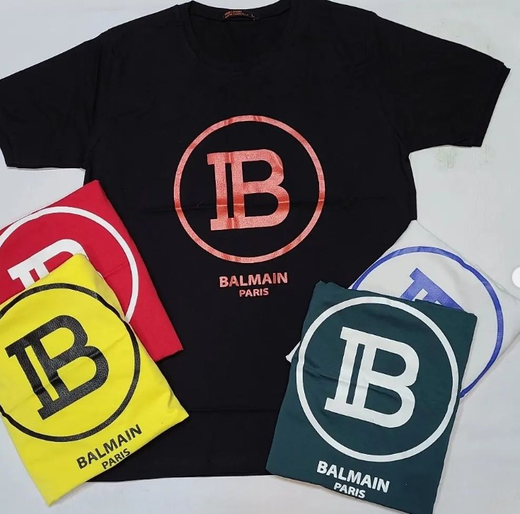 Balencia Sleeve Cotton T -shirt T -shirt