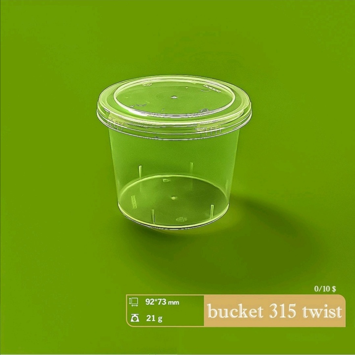 Transparent torsion bucket 315 PO