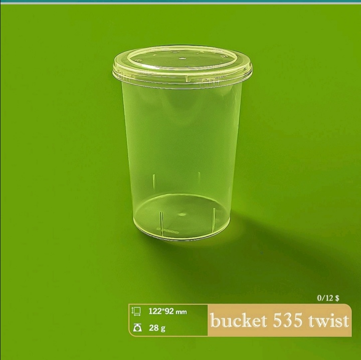 Transparent torsion bucket 535 PO