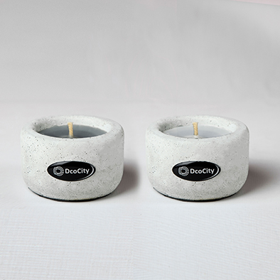wholesale Custom Handmade Concrete Candlestick Code Dco14