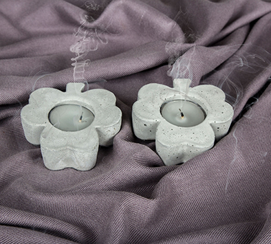 wholesale Custom Handmade Concrete Candlestick Code Dco16