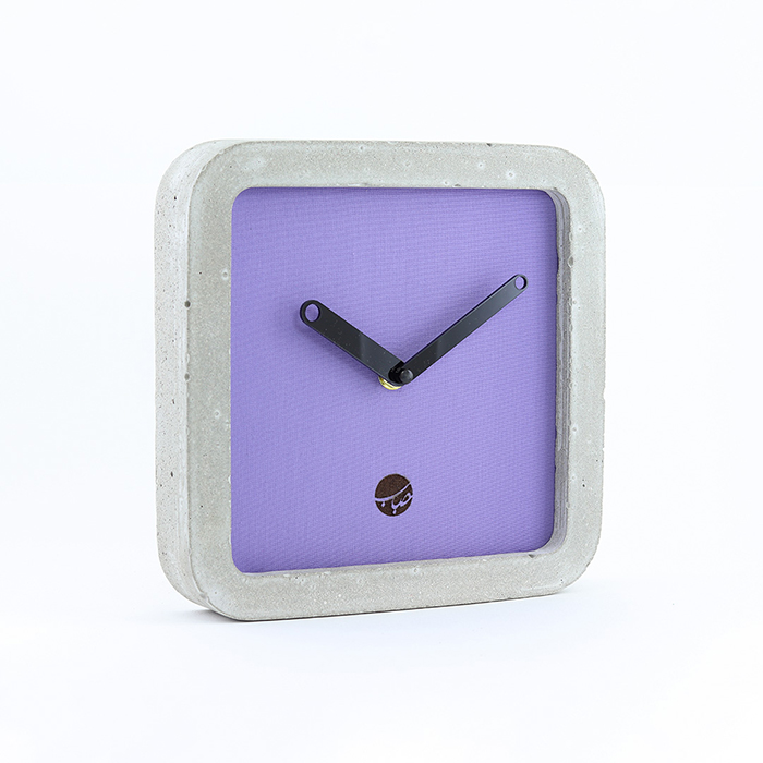 Bubble brand purple wall concrete handmade watch