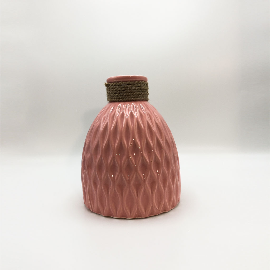 wholesale Large Pink Pakrin Vase