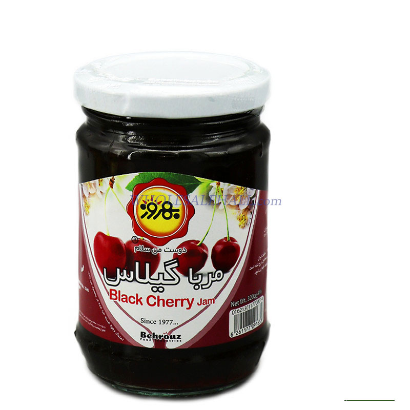 Cherry jam 320 grams Behrouz