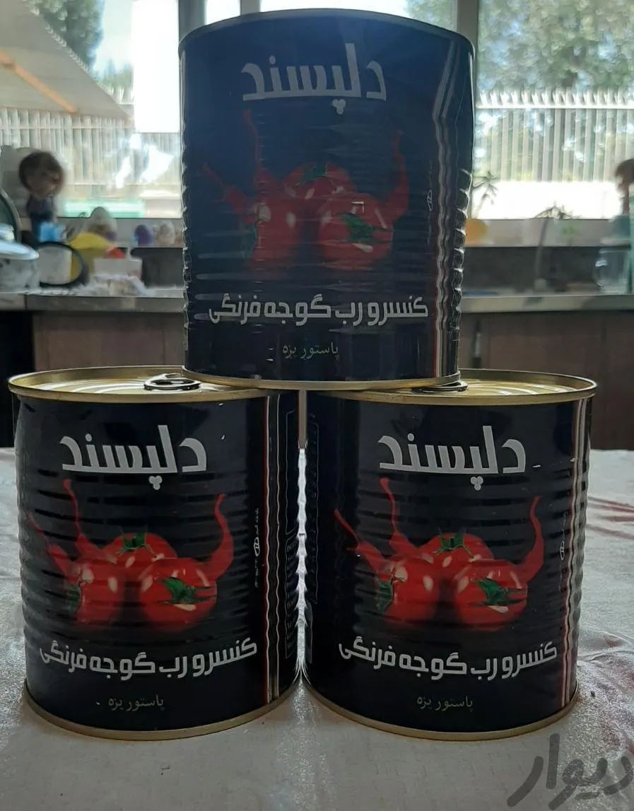 خرید عمده رب گوجه قوطی  ۸۰۰گرمی دلپسند