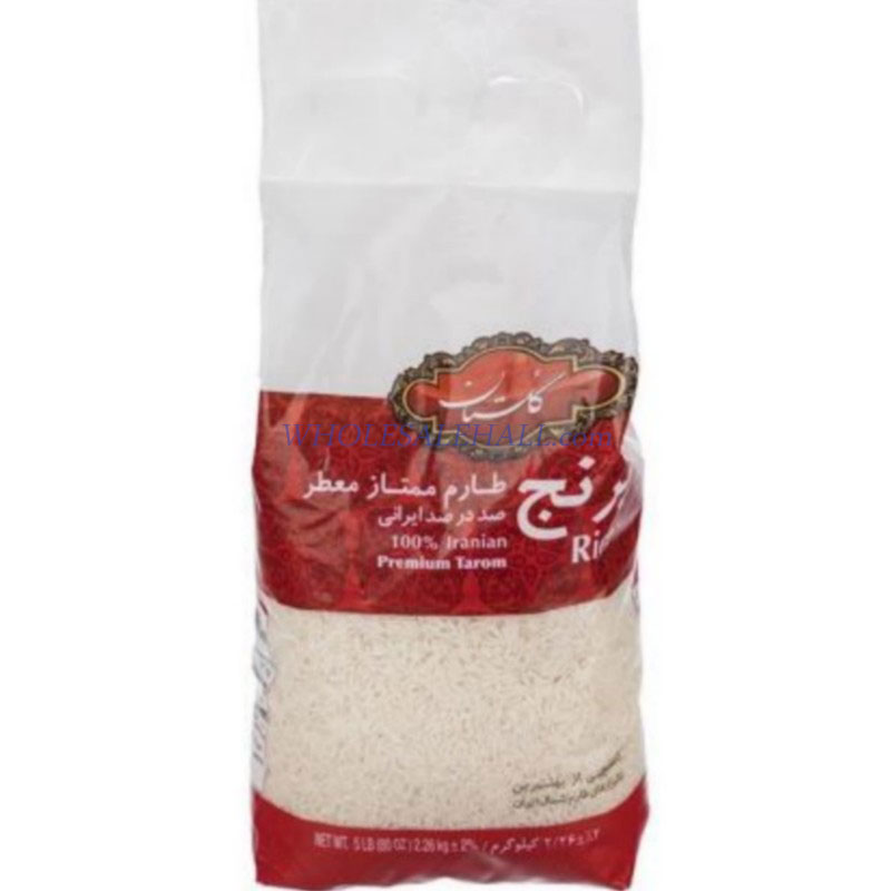 Simple white grain rice complete 2.26 kg of Golestan