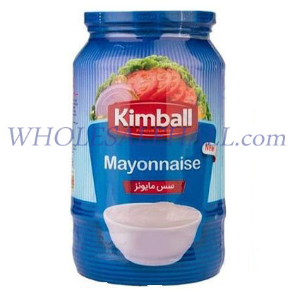 Reduced mayonnaise 600 grams of kimbal (12 pcs per carton)