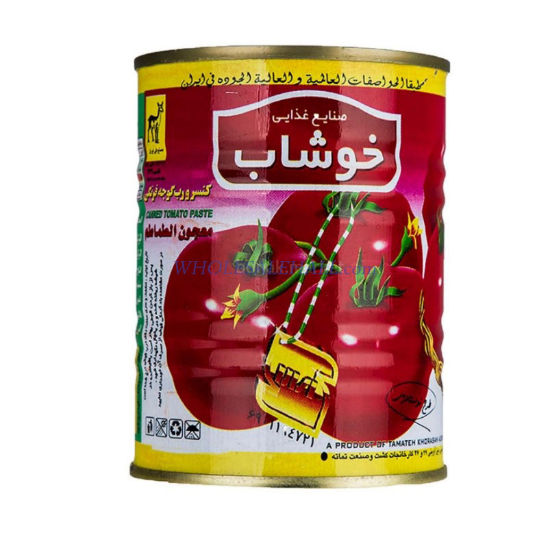 خرید عمده خوشاب رب گوجه فرنگی ۸۰۰ گرم کلید دار  