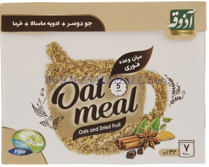 Double barley snack with masala tea powder and dates (6 pcs per carton)