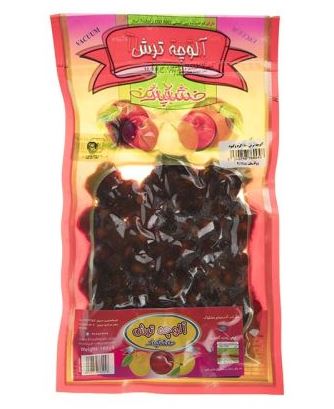 wholesale 180 grams sour plum with cellophane package from khoshkpak brand