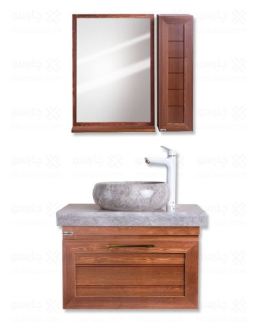 ست کابین روشویی و آینه باکس چارسو مدل سیروان L-70