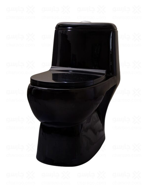 توالت فرنگی مینا مدل برليان مشکی بدون بیده