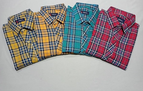 خرید عمده پیراهن آستین بلند مردانه در چهار رنگ با ابعاد L,XL,XXL