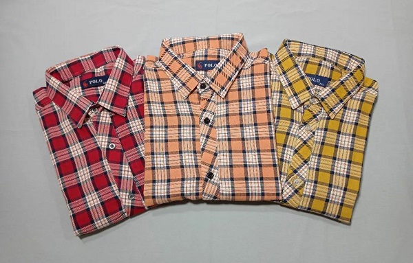 خرید عمده پیراهن آستین بلند مردانه در سه رنگ با ابعاد L,XL,XXL