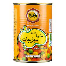Canned Vegetable Mix 380 grams Behrouz
