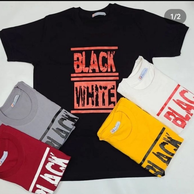 Black White Men's T -shirt