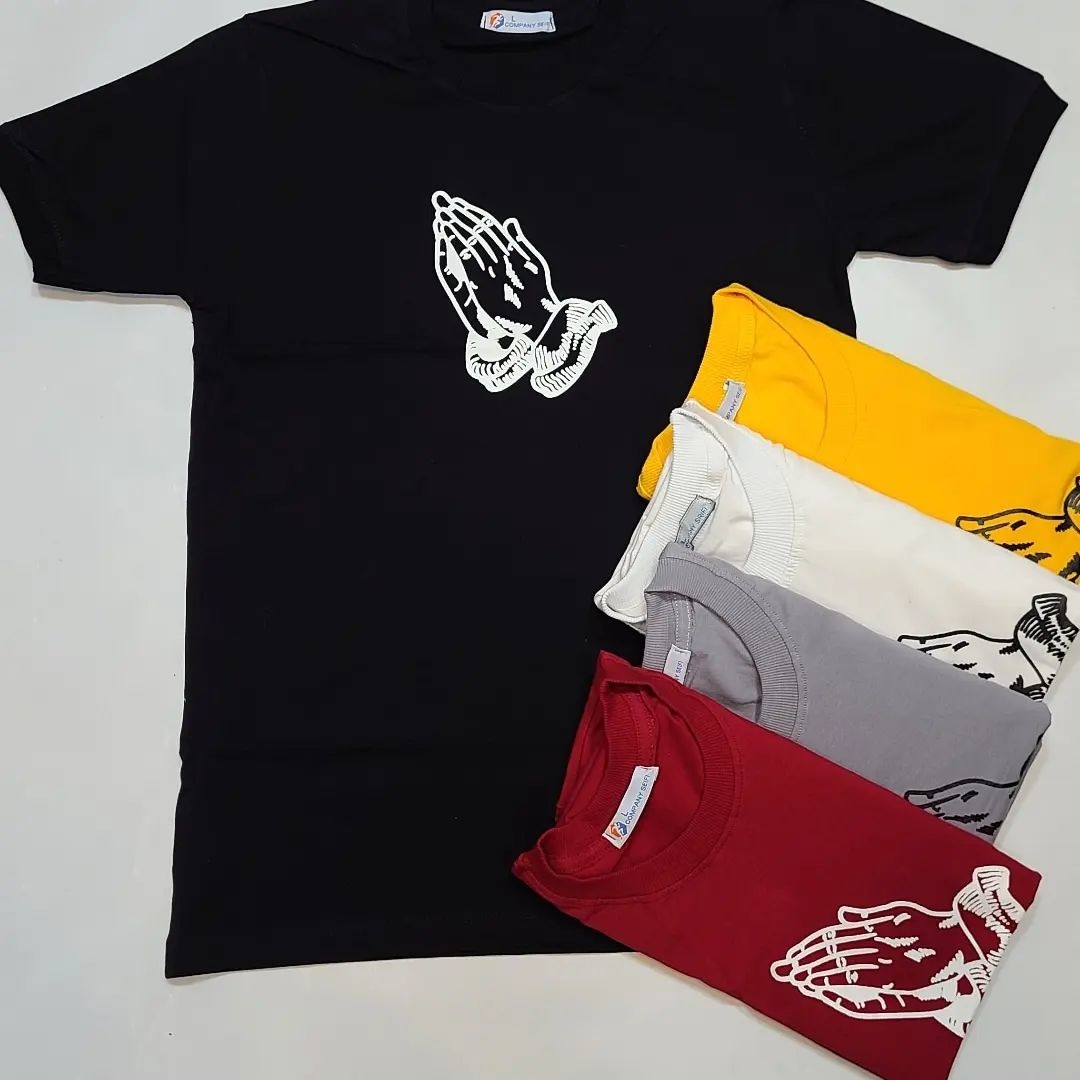 T -shirt of Super Sleeve Hand Design in 5 colors and three sizes