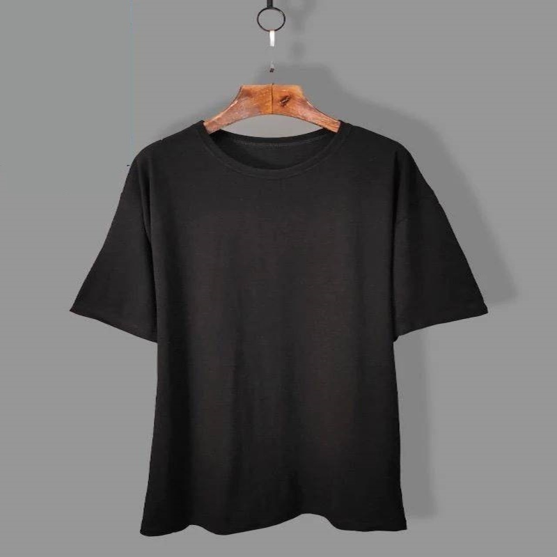 Black Long T -Shirts of Super Thread and Cotton Suitable for Size 38 to 44