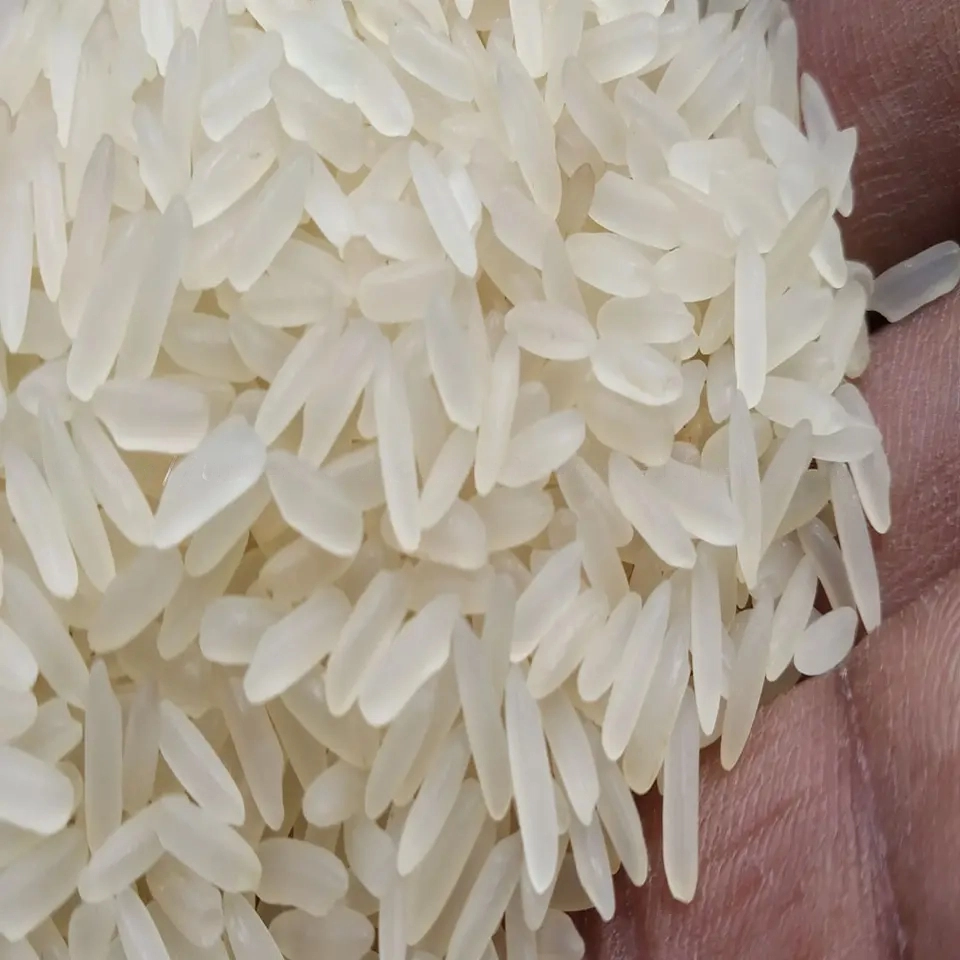 برنج نیم پز هندی دانه بلند بافت سخت محصول برند Customer Wish