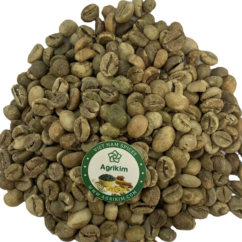 خرید عمده دانه های قهوه سبز روبوستا Agrikim محصول ویتنام
