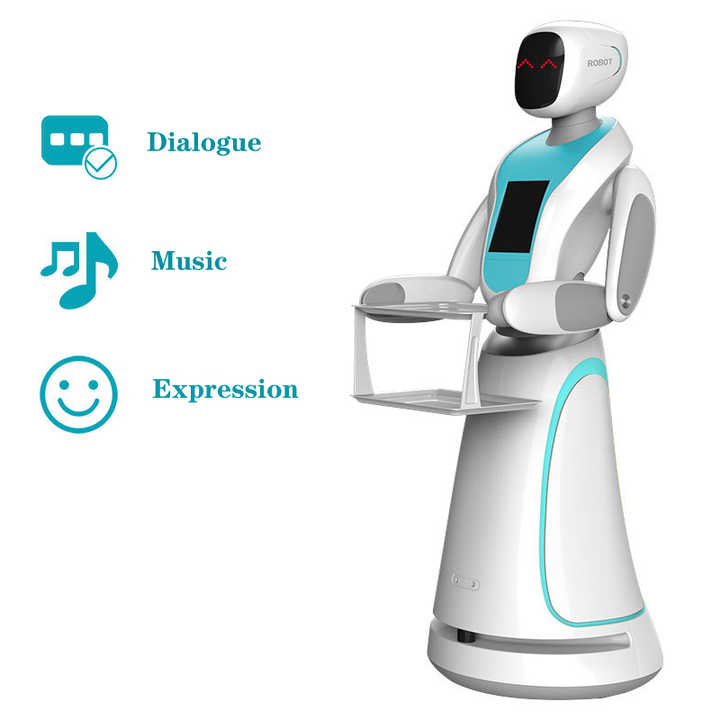 خرید عمده ربات گارسون با کیفیت بالا هوشمند CSJBOT