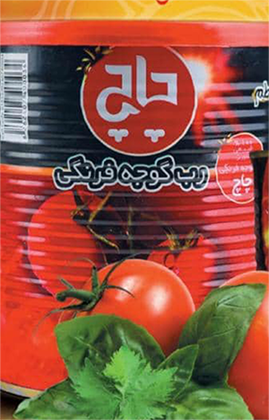 خرید عمده رب گوجه 800 گرمی برند چاچ 