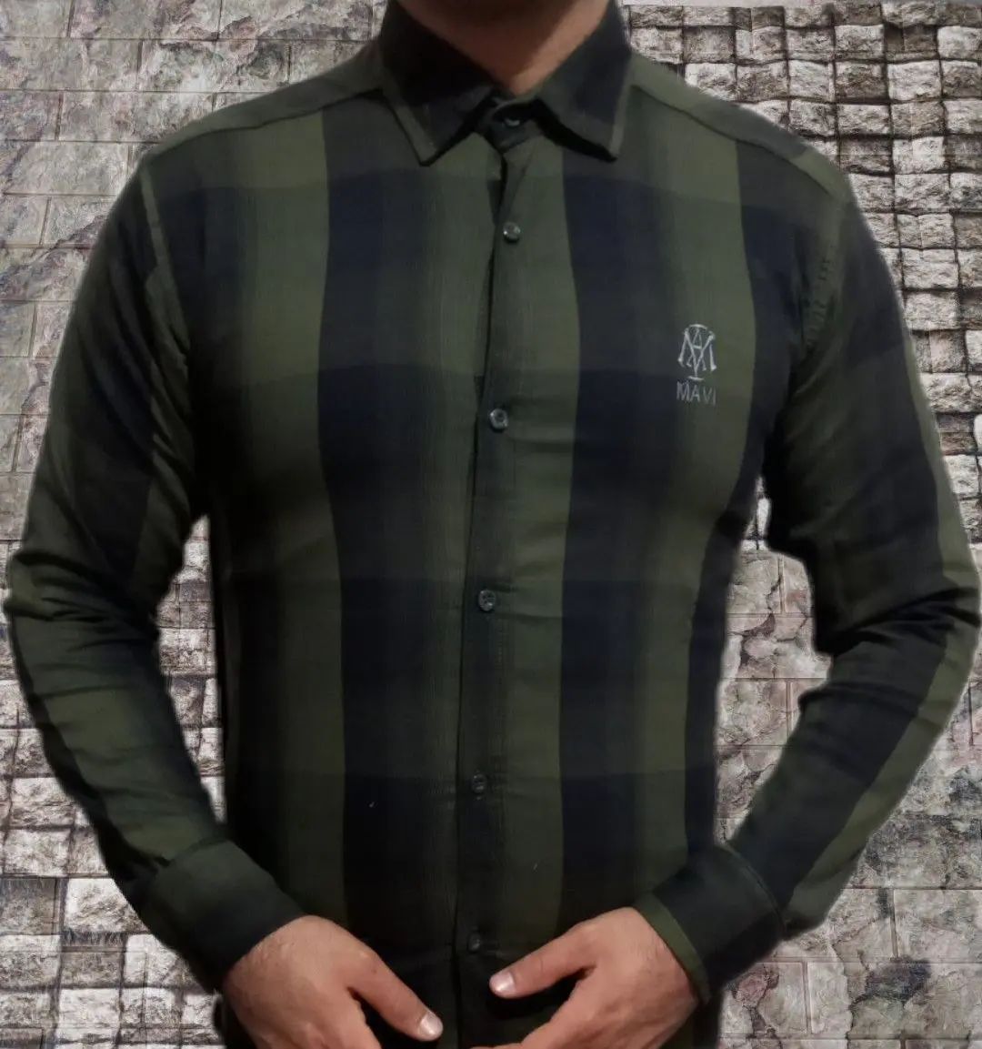 خرید عمده پیراهن 4خانه از جنس پنبه دارای رنگ بندی سایز M.L.XL..XL.XXL